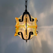 Brutalist_Glass_and_Iron_Pendant_Lamp,_1970s