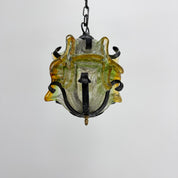 Brutalist_Glass_and_Iron_Pendant_Lamp,_1970s