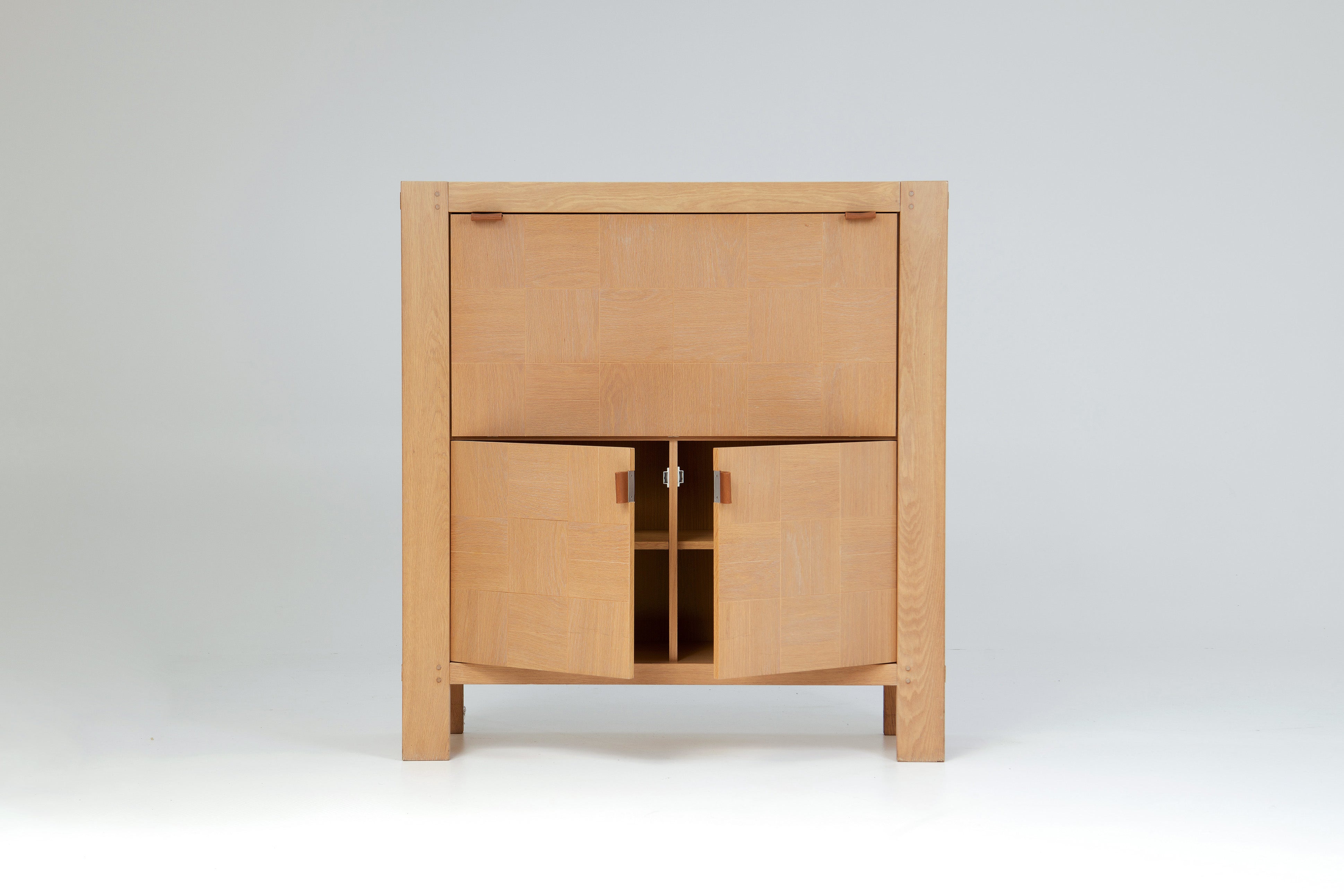 Brutalist_graphical_oak_highboard_by_Frans_Defour