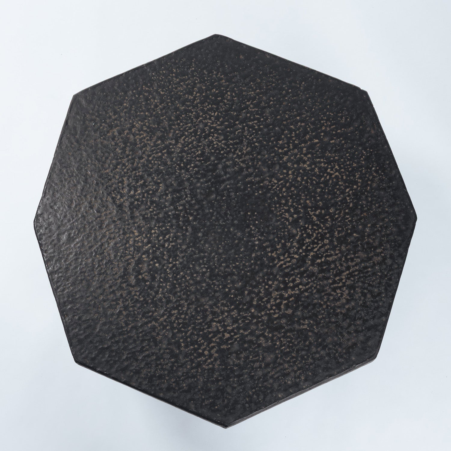 Octagonal_Black_Resin_Coffee_Table,_Northern_European_Postmodern_Cocktail_Table,_1970s