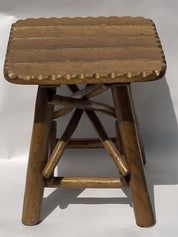Brutalist_Organic_Oak_Tree_Stool,_Wabi_Sabi_Style,_1970s,_Europe