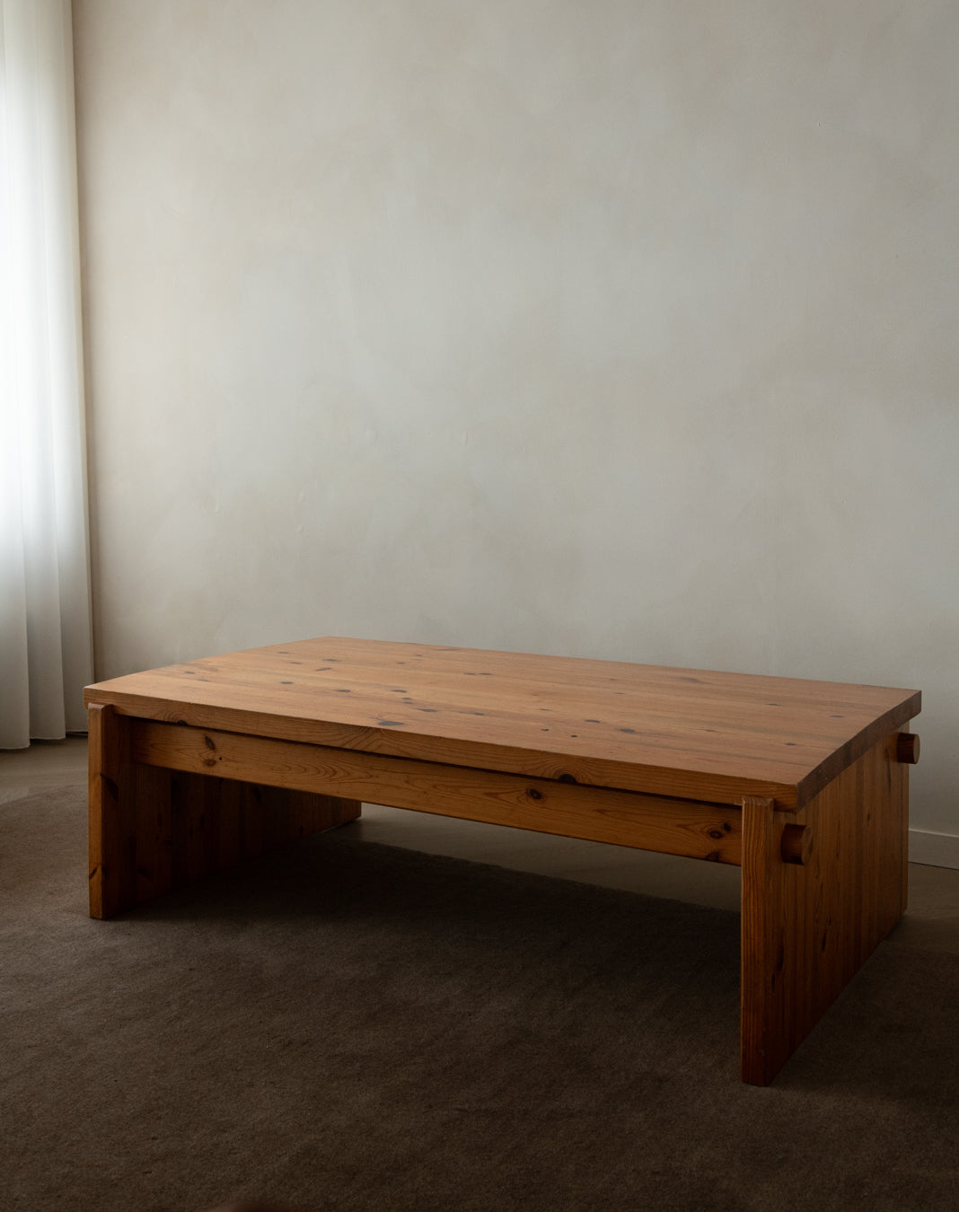 Dymling_Solid_Pine_Coffee_Table_by_Yngve_Ekström_for_Swedese,_Sweden,_1970s