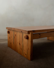 Dymling_Solid_Pine_Coffee_Table_by_Yngve_Ekström_for_Swedese,_Sweden,_1970s