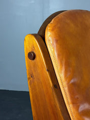 Pine_Rocking_Lounge_Chair_by_Wasa,_1984,_Europe