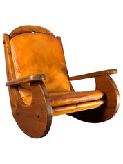 Pine_Rocking_Lounge_Chair_by_Wasa,_1984,_Europe