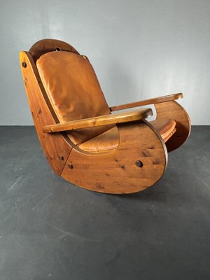 Brutalist_Pine_Rocking_Lounge_Chair_with_Leather_Seat_from_Wasa,_1984