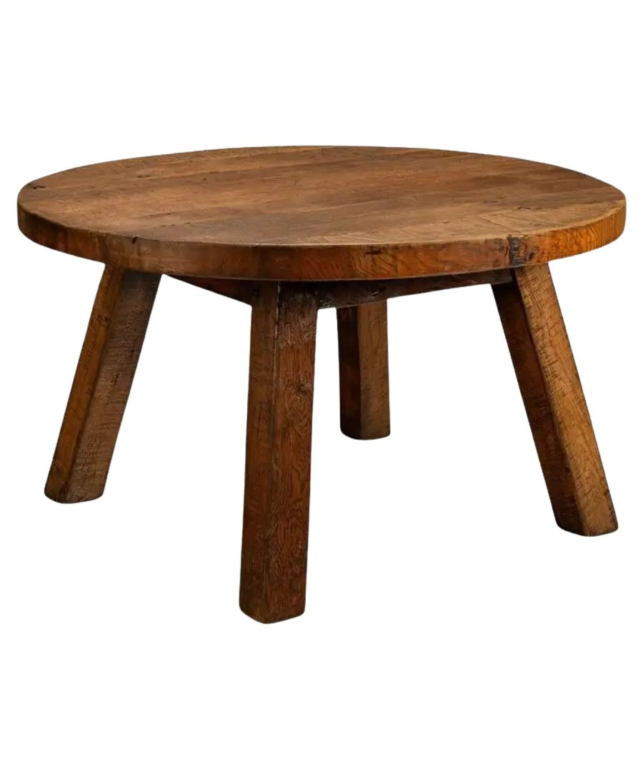 Brutalist_Round_Dining_Table,_France_1950s