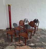 Set_of_6_Rare_Brutalist_Dining_Chairs_in_Teak_and_Patinated_Steel_Mid_Century_Modern