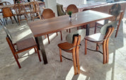 Set_of_6_Rare_Brutalist_Dining_Chairs_in_Teak_and_Patinated_Steel_Mid_Century_Modern