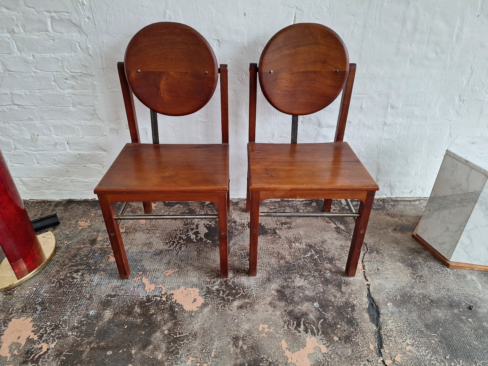 Set_of_6_Rare_Brutalist_Dining_Chairs_in_Teak_and_Patinated_Steel_Mid_Century_Modern