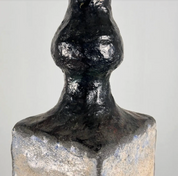 Brutalist_Single-Stem_Raku_Ceramic_Vase,_1970s