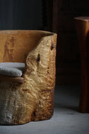 Brutalist_‘Stump’_Chair_in_Lambswool
