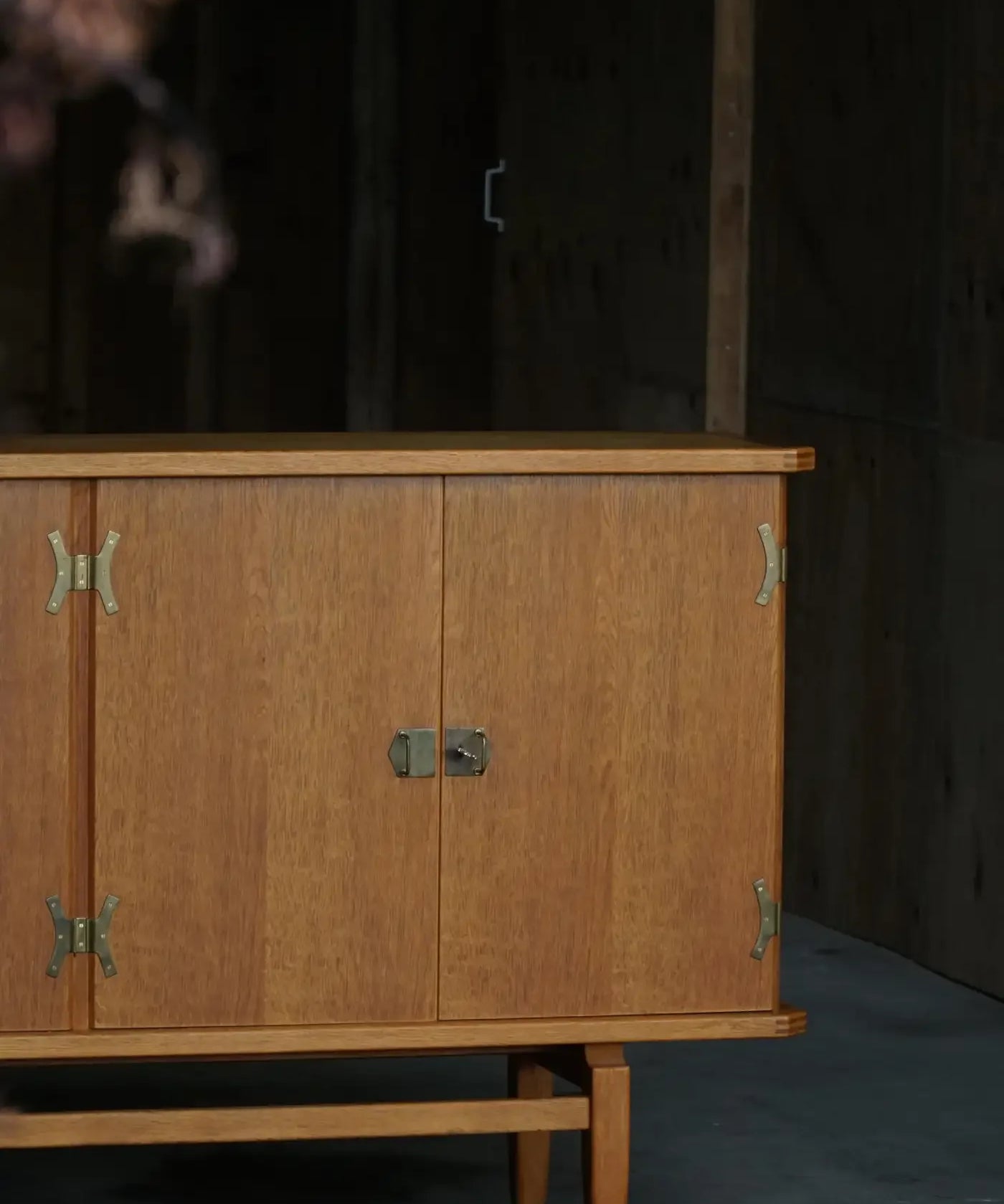 Brutalist_Teak_Sideboard_by_Henry_Kjærnulf,_Denmark_1960s