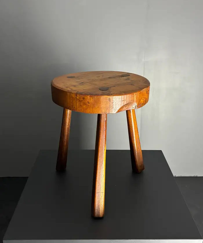 Brutalist_Tripod_Stool,_1950s,_France