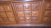 Large_French_Brutalist_Walnut_Sideboard_with_Carved_Panels,_1940s,_Charles_Dudouyt_Style