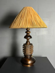 Brutalist_Wood_and_Cast_Iron_Table_Lamp,_1960s,_France