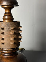 Brutalist_Wood_and_Cast_Iron_Table_Lamp,_1960s,_France