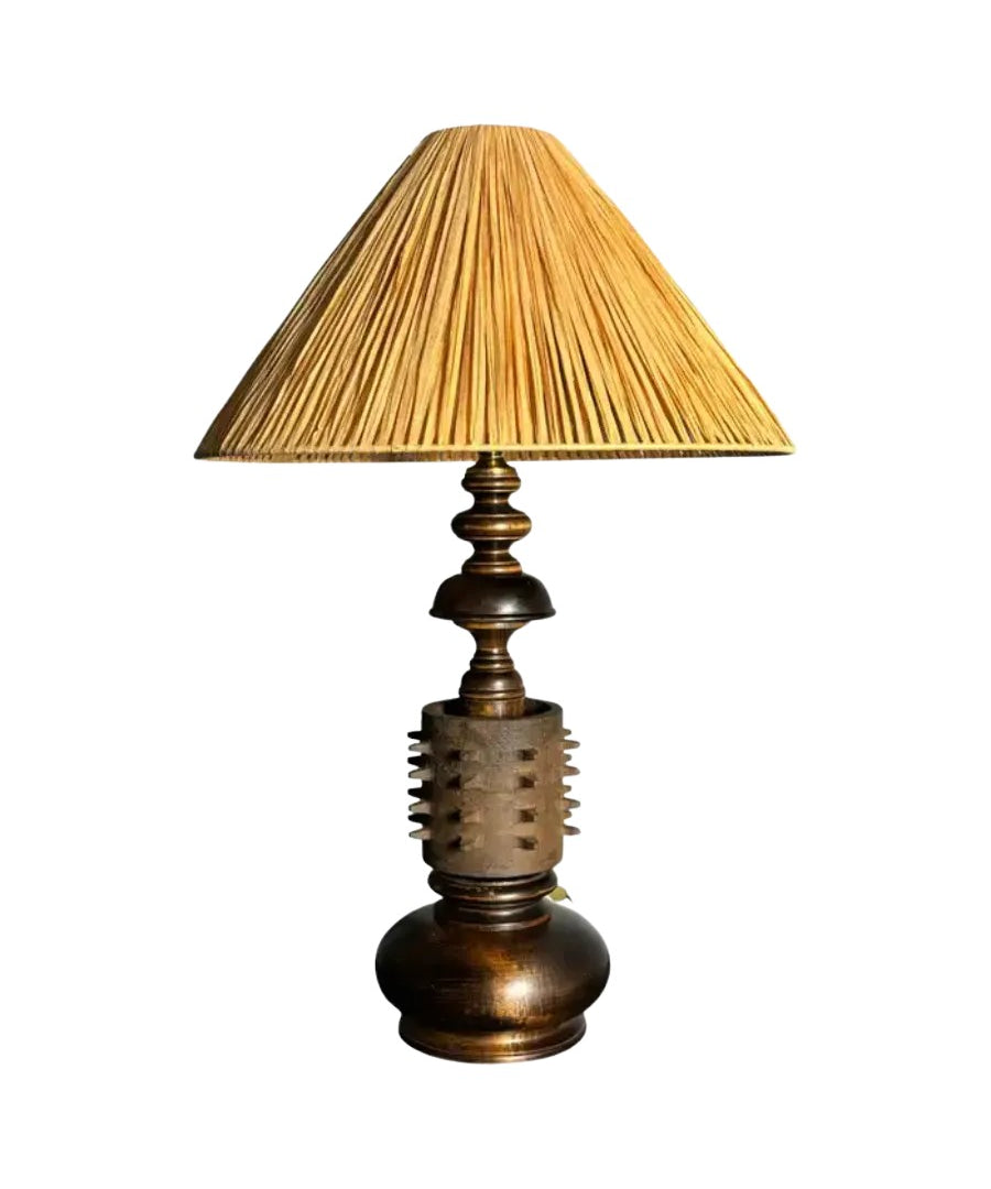 Brutalist_Wood_and_Cast_Iron_Table_Lamp,_1960s,_France
