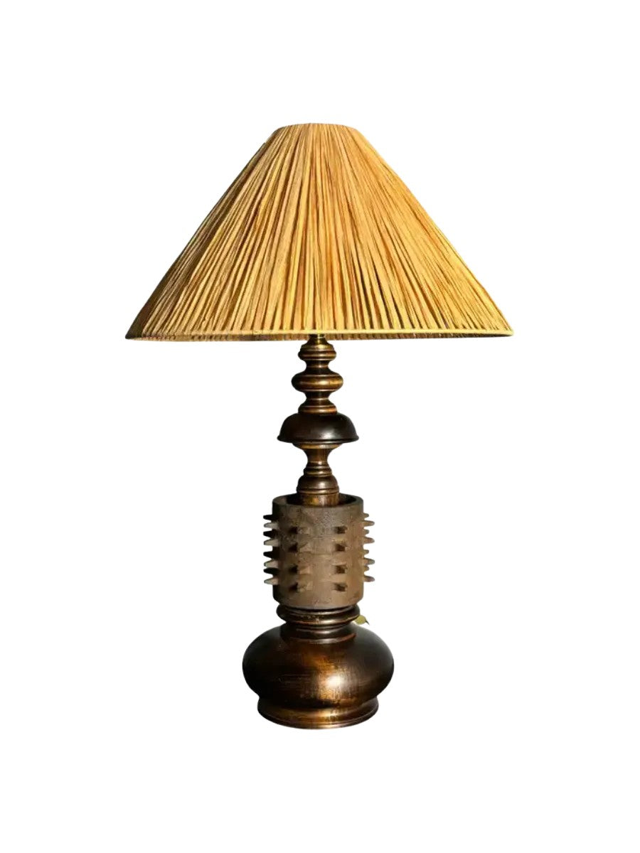Brutalist_Wood_and_Cast_Iron_Table_Lamp,_1960s,_France