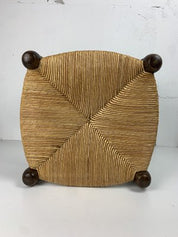 Brutalist_Wood_Turned_Bobbin_Rush_Stool_by_Charles_Dudouyt,_1950s