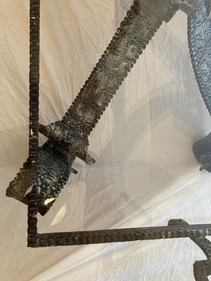 Brutalist_Wrought_Iron_Coffee_Table,_Mid_Century_Modern,_1960s,_France