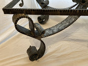 Brutalist_Wrought_Iron_Coffee_Table,_Mid_Century_Modern,_1960s,_France