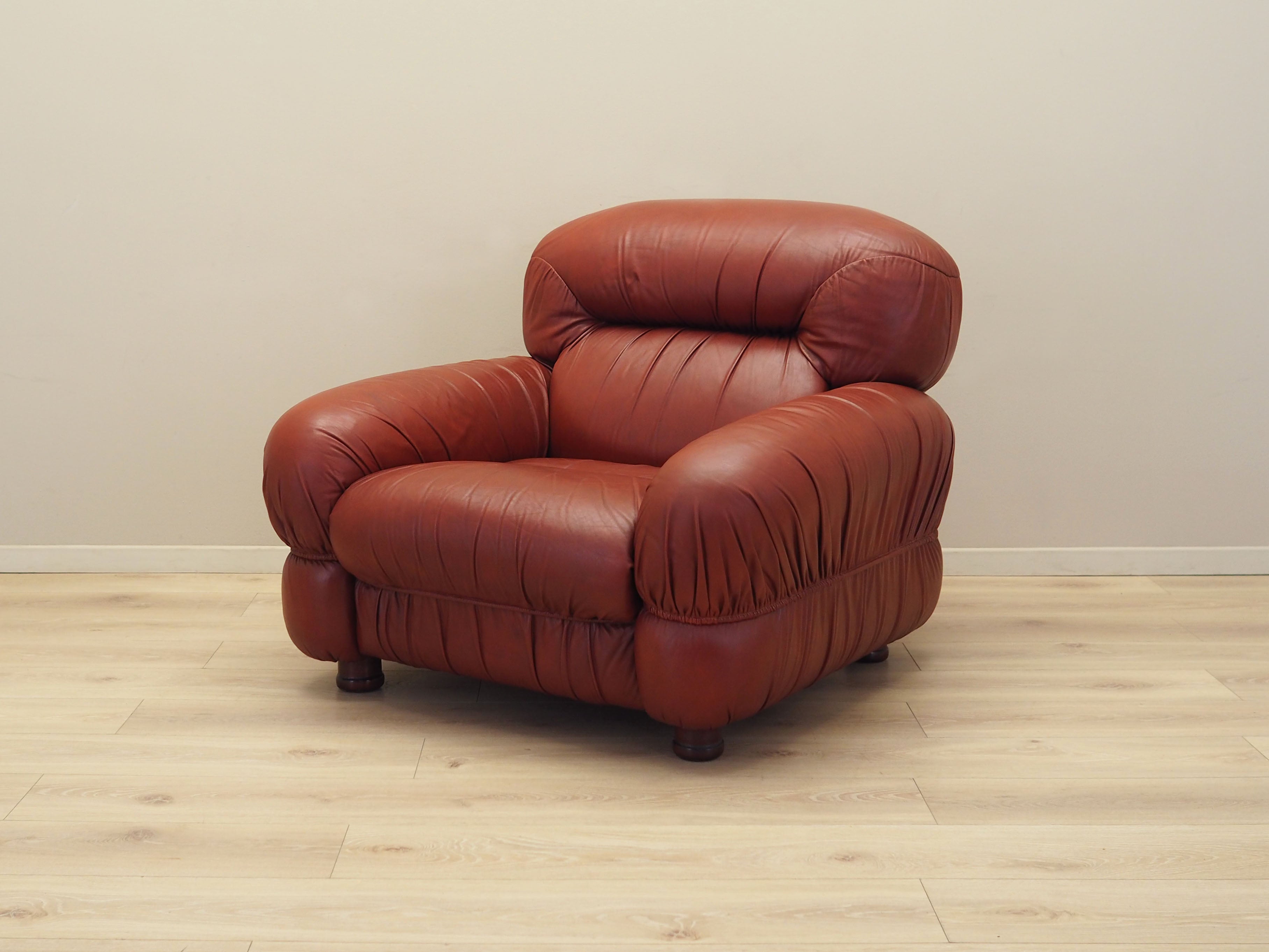 Burgundy_Armchair,_Original_Leather,_1970s,_Italy