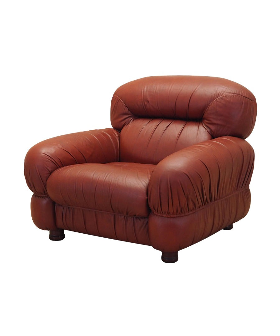 Burgundy_Armchair,_Original_Leather,_1970s,_Italy