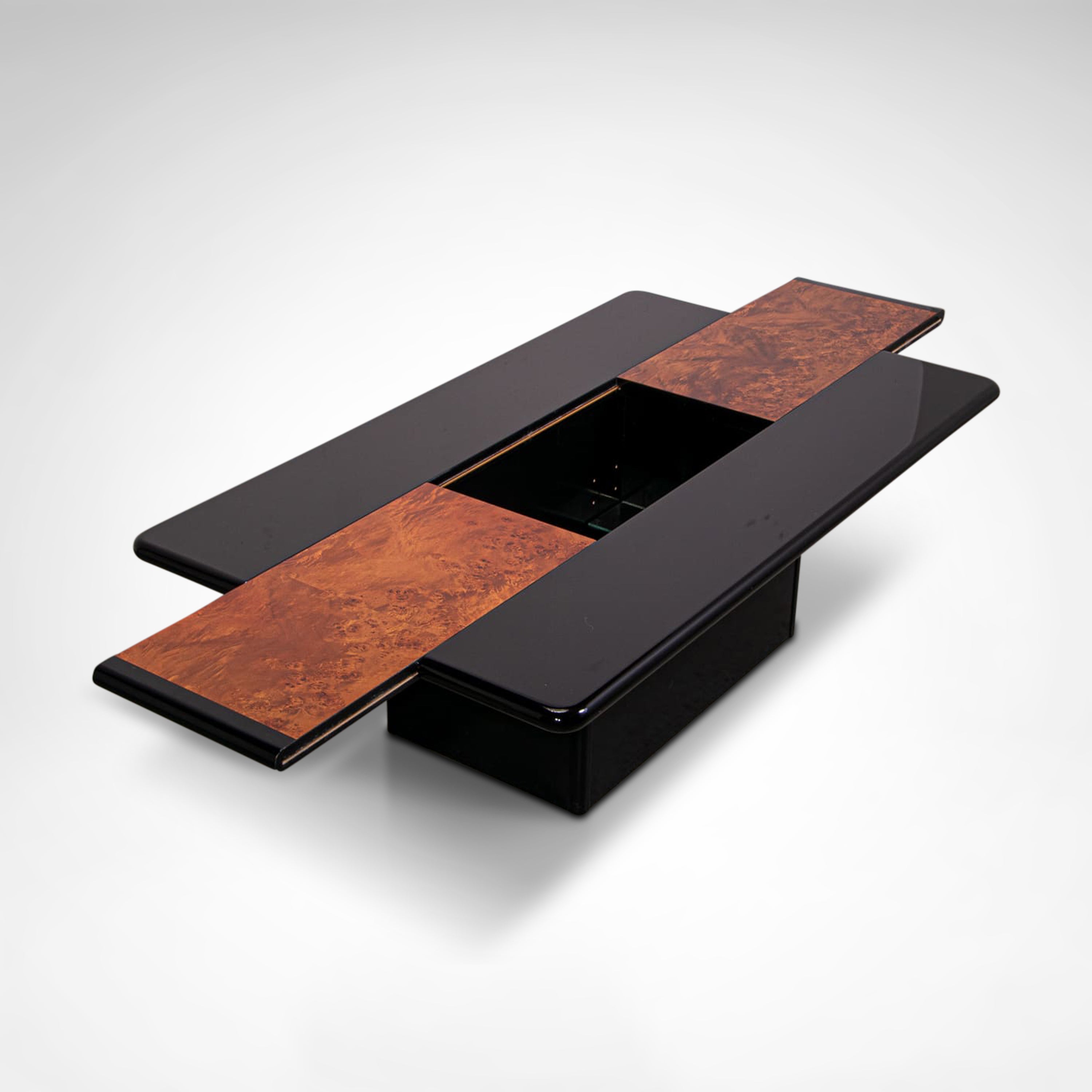 Burl_wood_coffee_table_with_bar_by_Paul_Michel_for_Roche_Bobois_1980s