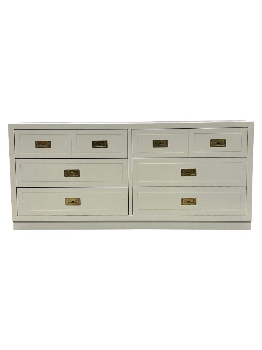 Campaign_Dresser_White_Lacquer_Brass_Mid-Century_Modern_1960s_USA