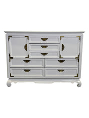 Campaign_Style_Chest_Cabinet_White_Lacquered_Wood_1970s_USA