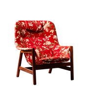 Caravelle_Lounge_Chair_by_Carl-Gustaf_Hiort_af_Ornäs_in_Teak_and_Floral_Fabric,_Finland,_1962