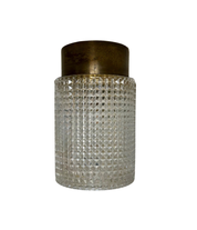 Carl_Fagerlund_Patinated_Brass_and_Pressed_Glass_Flush_Mount,_Sweden,_1960s