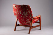 Caravelle_Lounge_Chair_by_Carl-Gustaf_Hiort_af_Ornäs_in_Teak_and_Floral_Fabric,_Finland,_1962