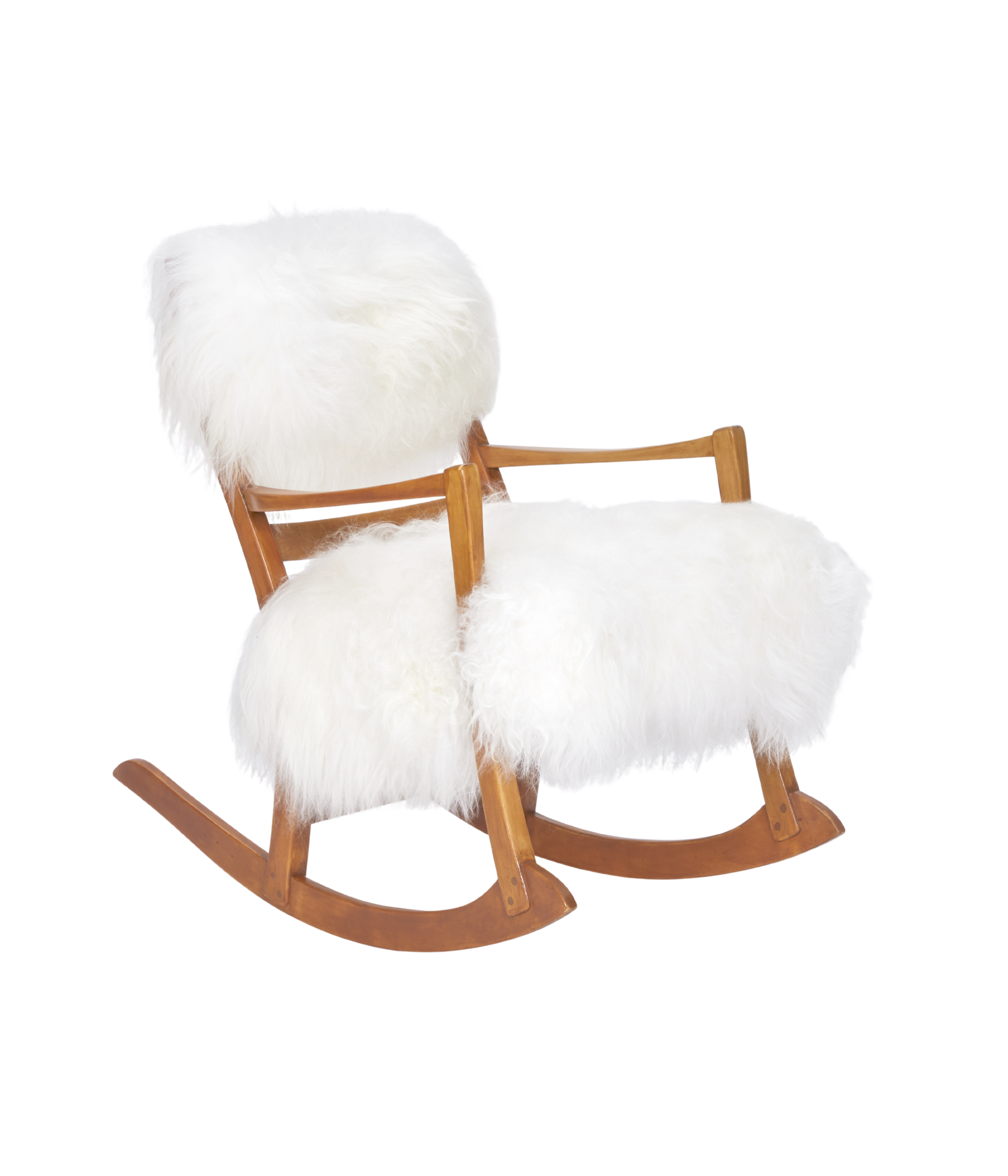Carl_Malmsten_Rocking_Chair_in_Icelandic_Sheepskin,_1950s
