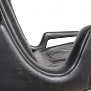 Carl_Straub_black_leather_lounge_chair,_1960