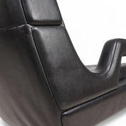 Carl_Straub_black_leather_lounge_chair,_1960