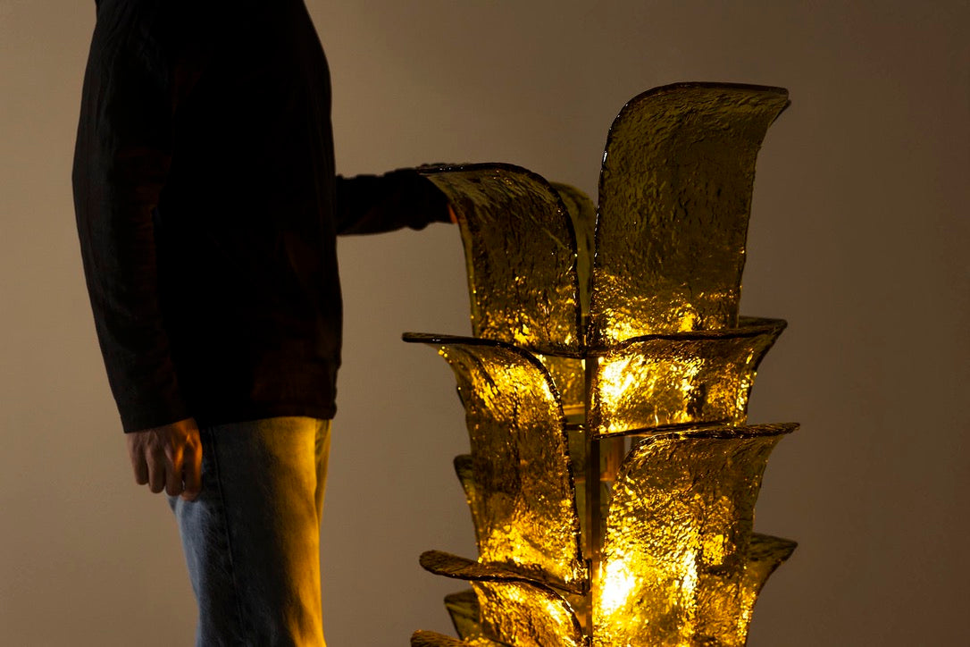 Carlo_Nason_LT_320_“Cactus”_Floor_Lamp_in_Yellow_Murano_for_Mazzega,_Italy_1960s