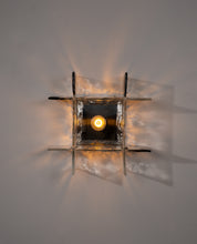 Carlo_Nason_Murano_Glass_Sconce_in_Brown_for_AV_Mazzega,_Italy,_1970s