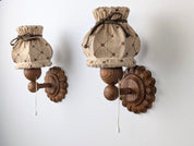 Set_of_2_Swedish_Pine_Wall_Sconces_with_Jute_Shades,_Mid-Century