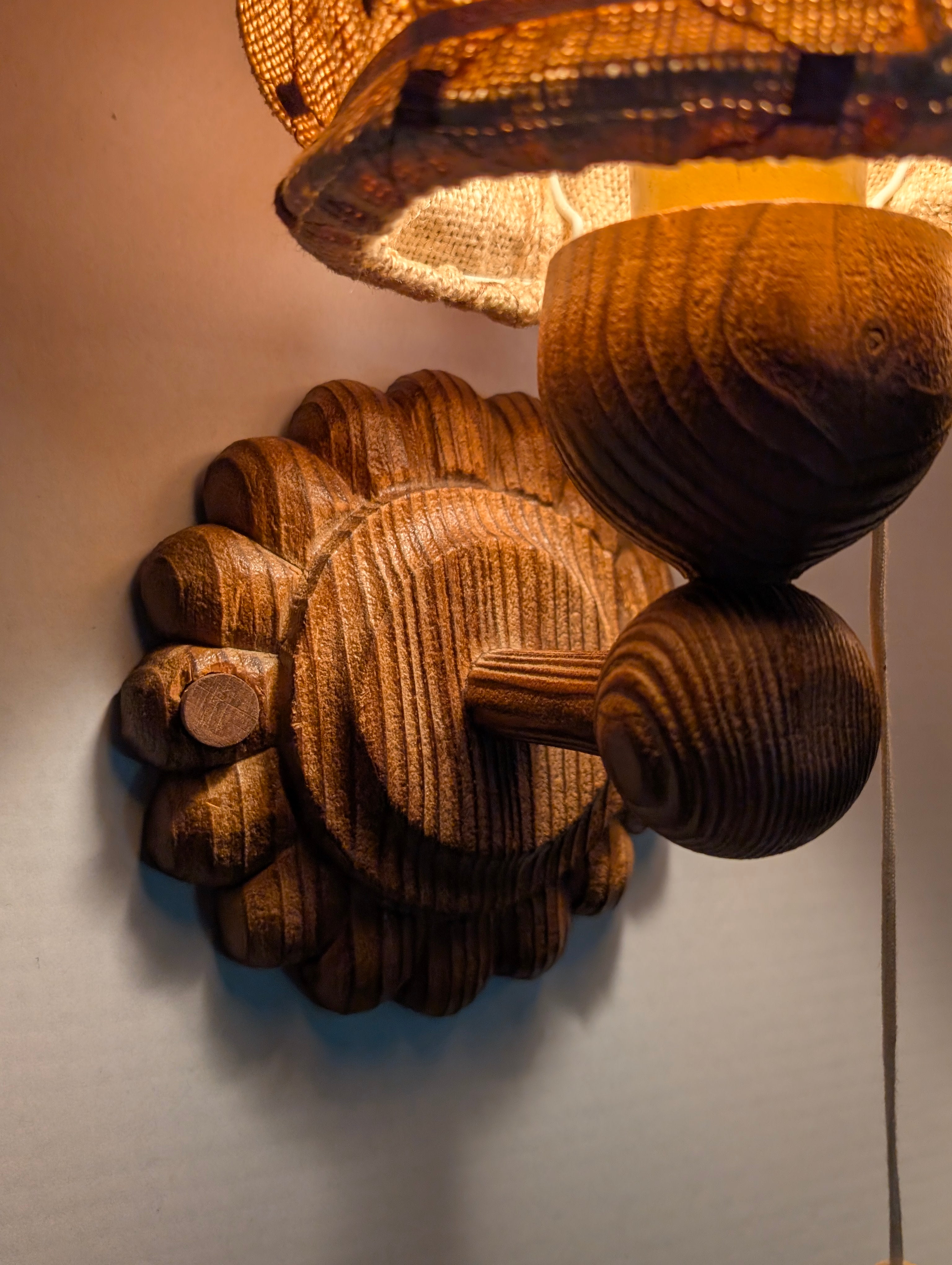 Set_of_2_Swedish_Pine_Wall_Sconces_with_Jute_Shades,_Mid-Century