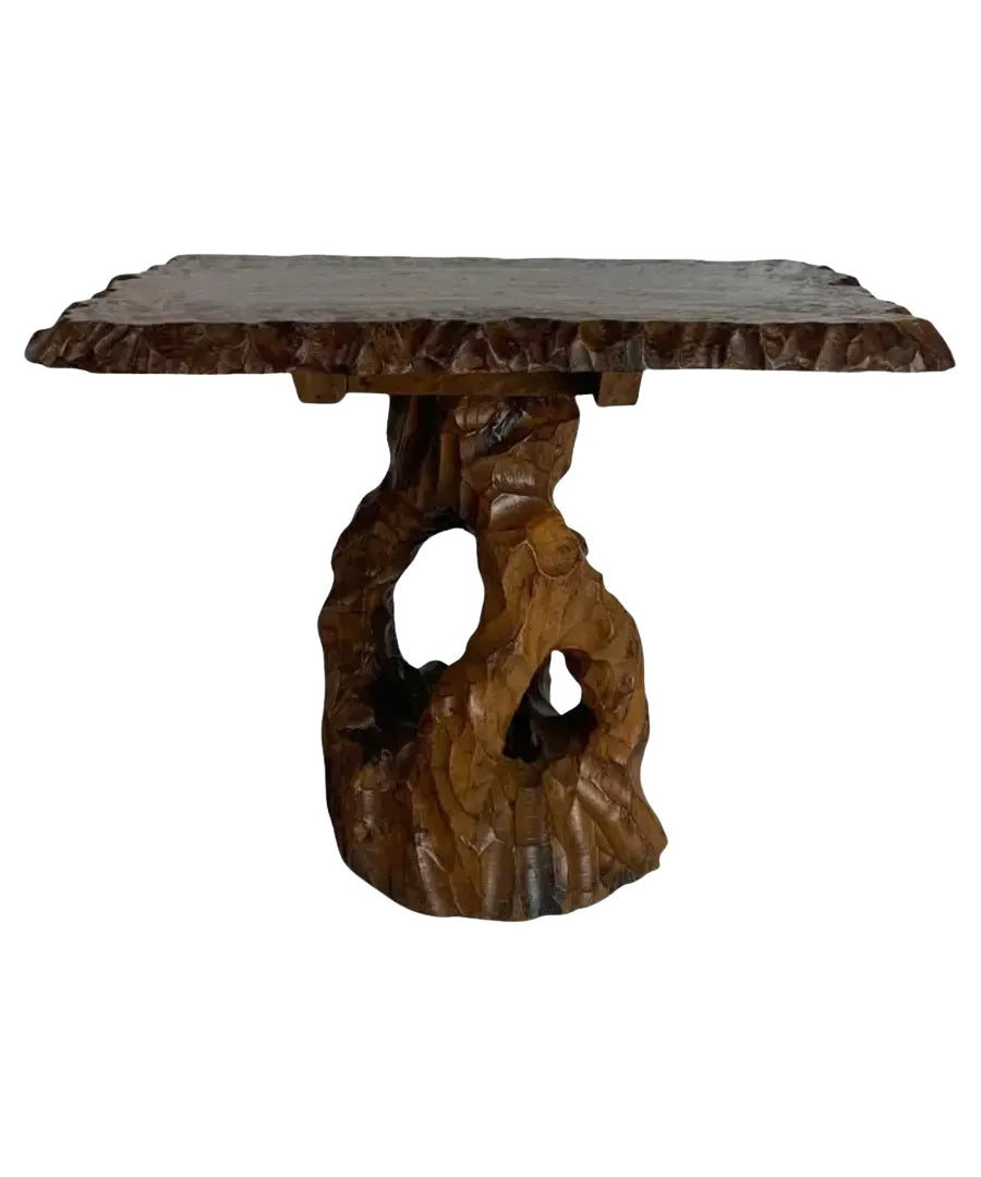 Carved_Tree_Trunk_Root_Side_Table,_1950s–1960s,_Netherlands