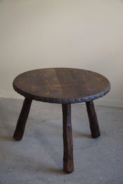 Carved_Wabi_Sabi_Side_/_Coffee_table_in_Pine,_Swedish_Mid_Century_Modern,_1960s