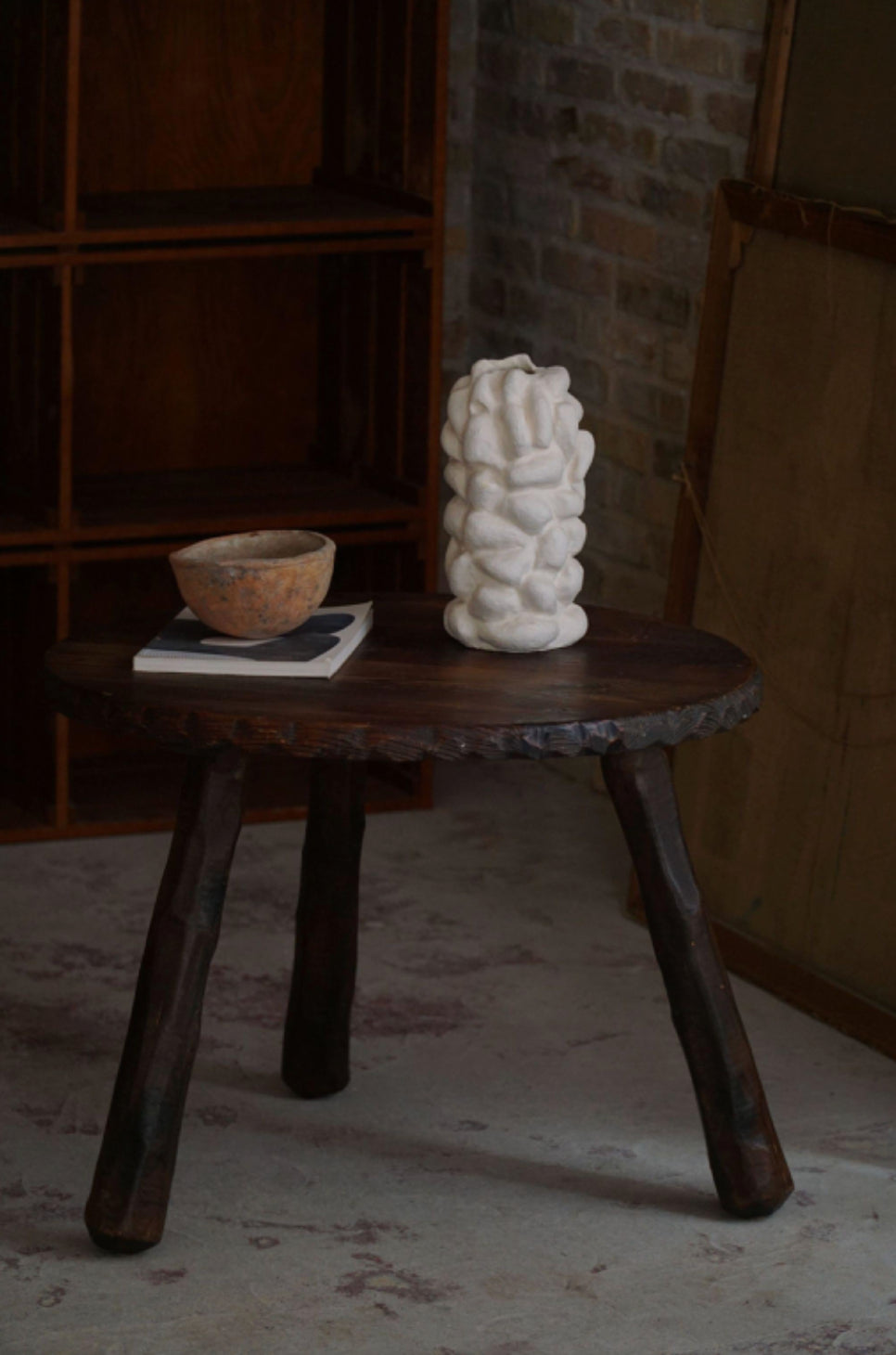 Carved_Wabi_Sabi_Side_/_Coffee_table_in_Pine,_Swedish_Mid_Century_Modern,_1960s