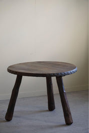 Carved_Wabi_Sabi_Side_/_Coffee_table_in_Pine,_Swedish_Mid_Century_Modern,_1960s