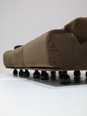 Cassina_Fiandra_elements_sofa_and_armchair_brown_velvet_1970s