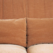 Vico_Magistretti_Portovenere_2_Seater_Sofa_for_Cassina,_Salmon_Peach_Upholstery,_Italy,_1980s