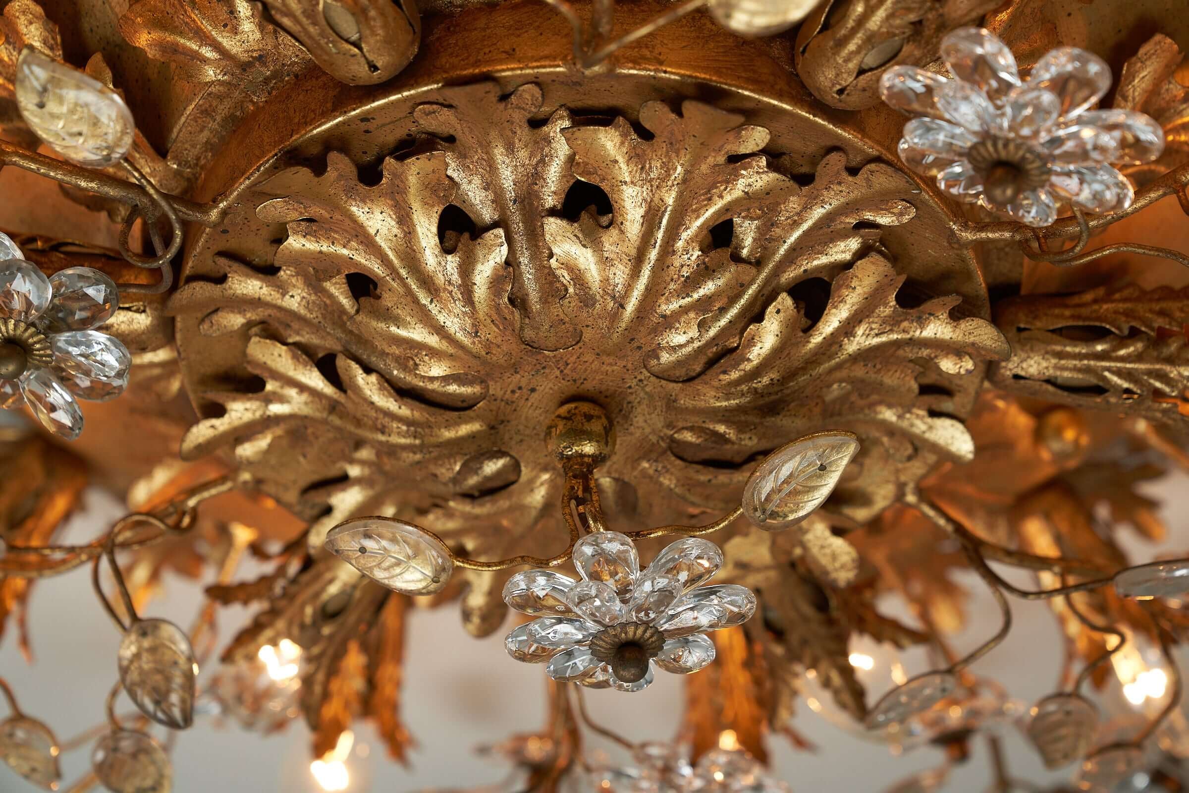 Ceiling_Fixture,_Banci_Firenze,_Gilt_Metal_&_Glass,_1970s,_Italy