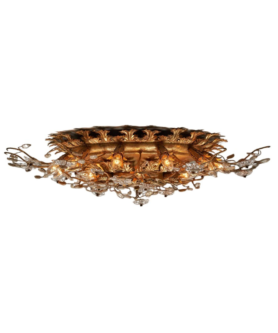 Ceiling_Fixture,_Banci_Firenze,_Gilt_Metal_&_Glass,_1970s,_Italy