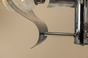Chrome_and_Glass_Ceiling_Lamp_Attributed_to_Mazzega,_1970s,_Italy